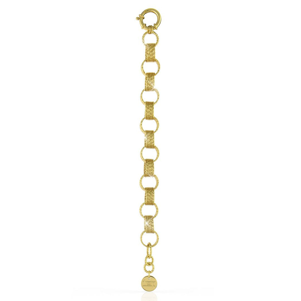 Bracciale Con Spirali Di Fili Diamantati Unoaerre 1485
