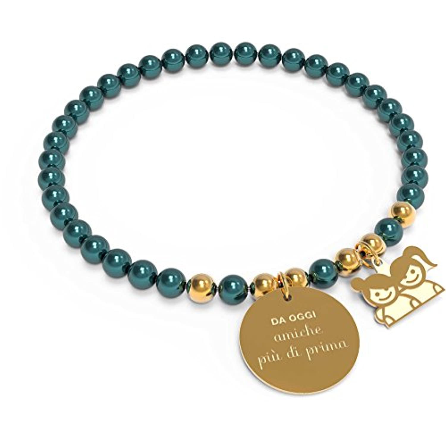 Bracciale Donna 10 Buoni Propositi Amiche Più Di Prima B5117GO/PT