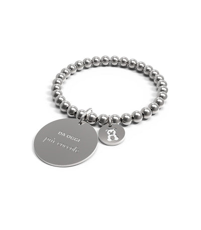 Damenarmband 10 Buoni Propositi „Ab heute mehr Streicheleinheiten“ B4438
