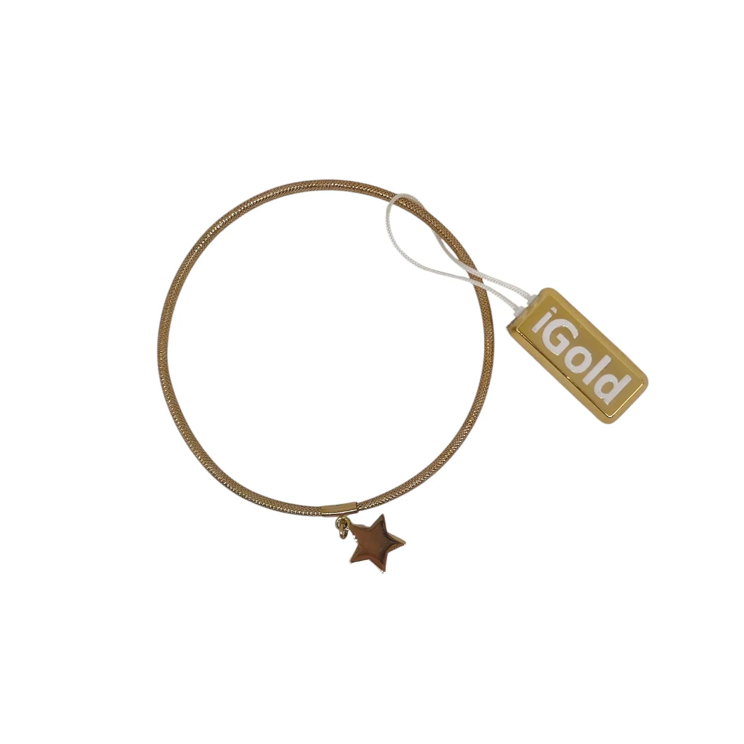 Bracciale Donna Elasticizzato in Oro 9KT iGOLD con stella (1,10 gr.)