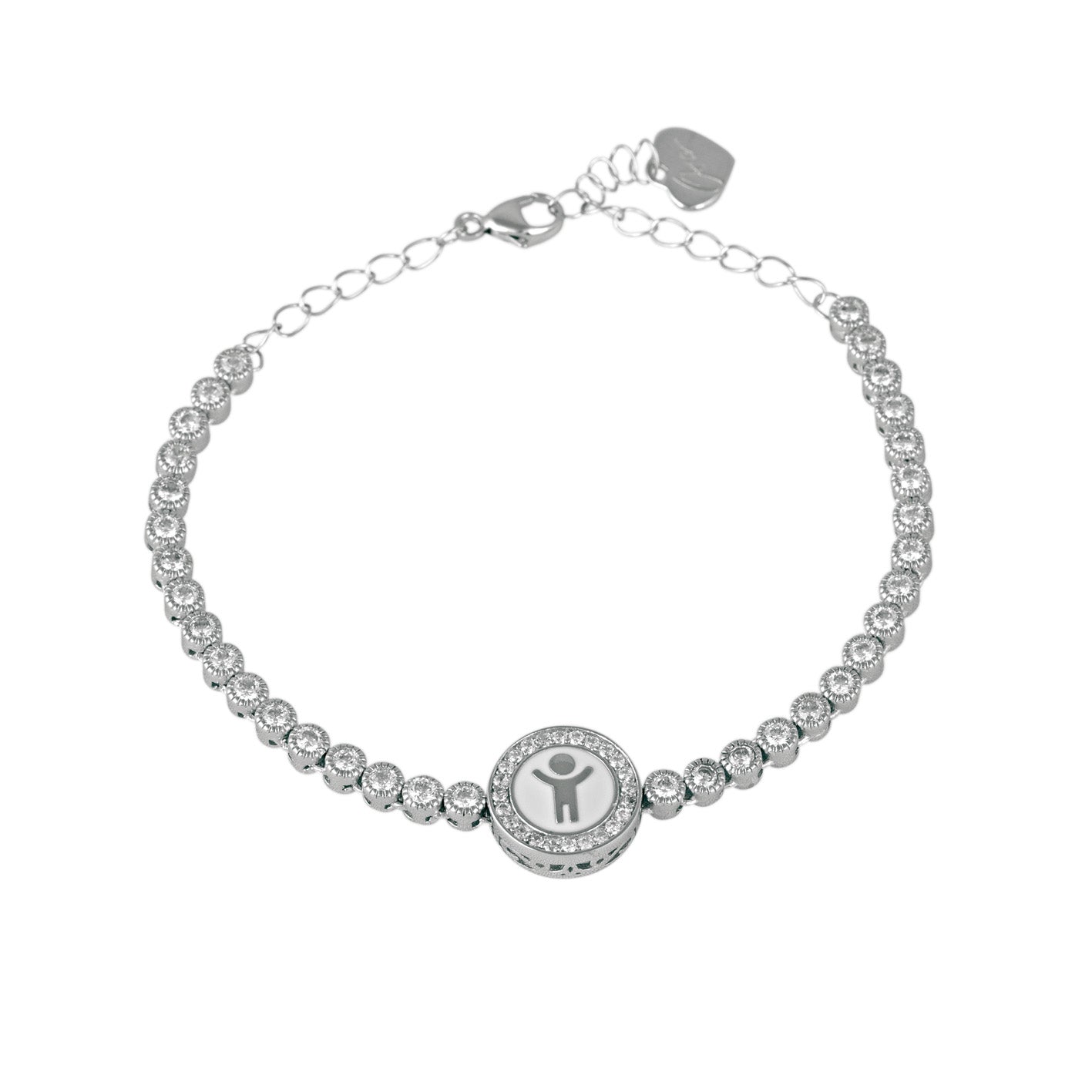 Bracciale Donna Osa Jewels Tennis Con Bimbo