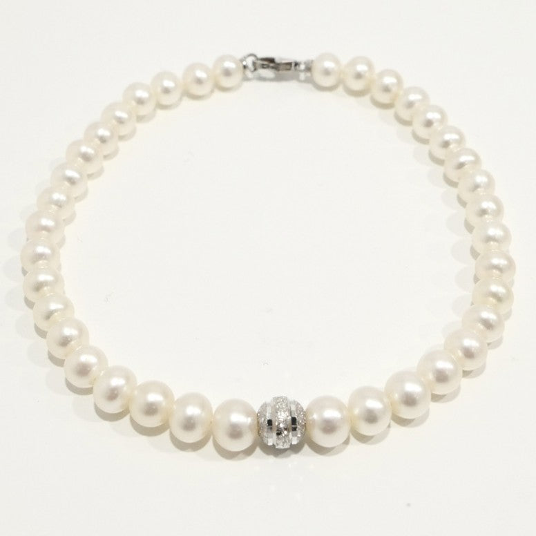 Bracciale Donna Yukiko Perle In Oro Bianco PBR3080YX