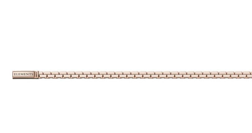 Bracciale Donnaoro Elements argento 925 rosa donna 19cm