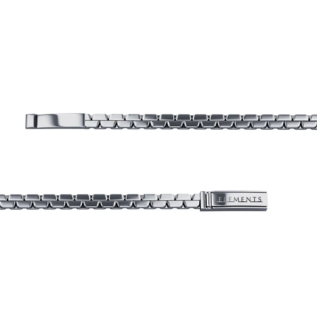 Bracciale base Elements in argento rodiato EBF11262