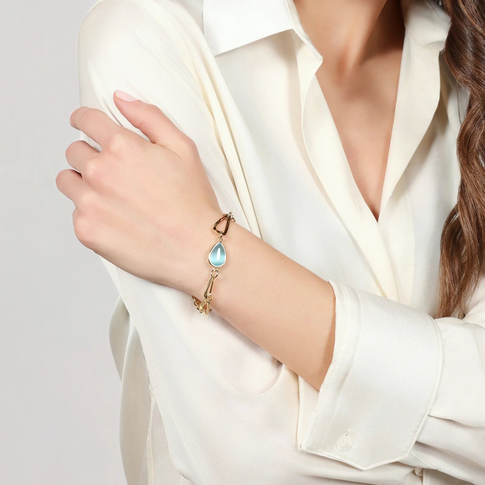 Bracciale Joya goccia azzurra Unoaerre 2825