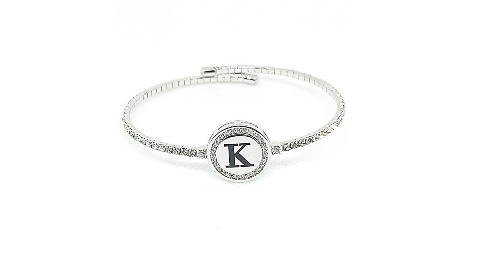 Bracciale Kiara Donna Lettera K kbrd1711b-k
