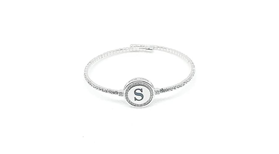 Bracciale Kiara Lettera S Donna kbrd1711b-s