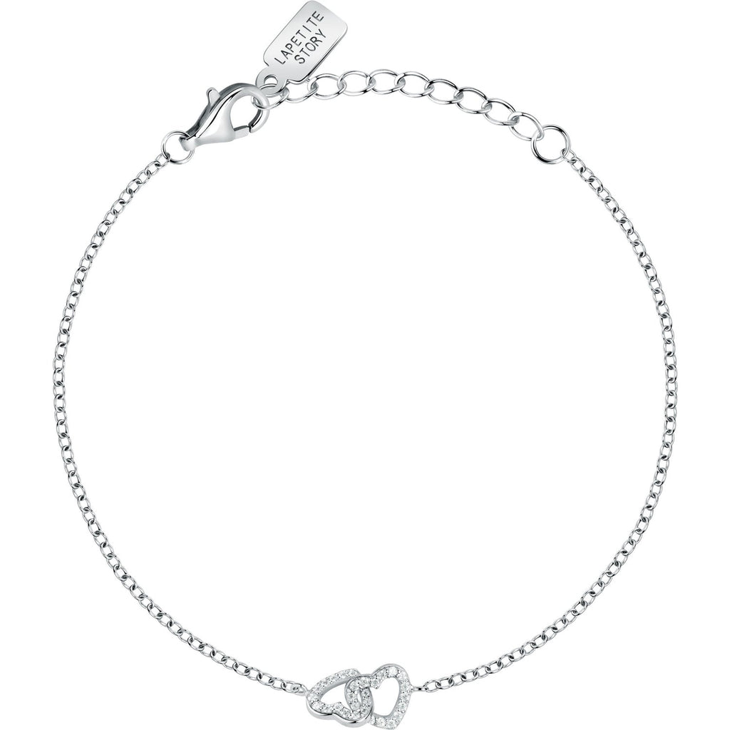Armband La Petite Story aus Sterlingsilber für Damen mit herzförmigen Zirkonia lps05awv01