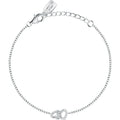 Armband La Petite Story aus Sterlingsilber für Damen mit herzförmigen Zirkonia lps05awv01