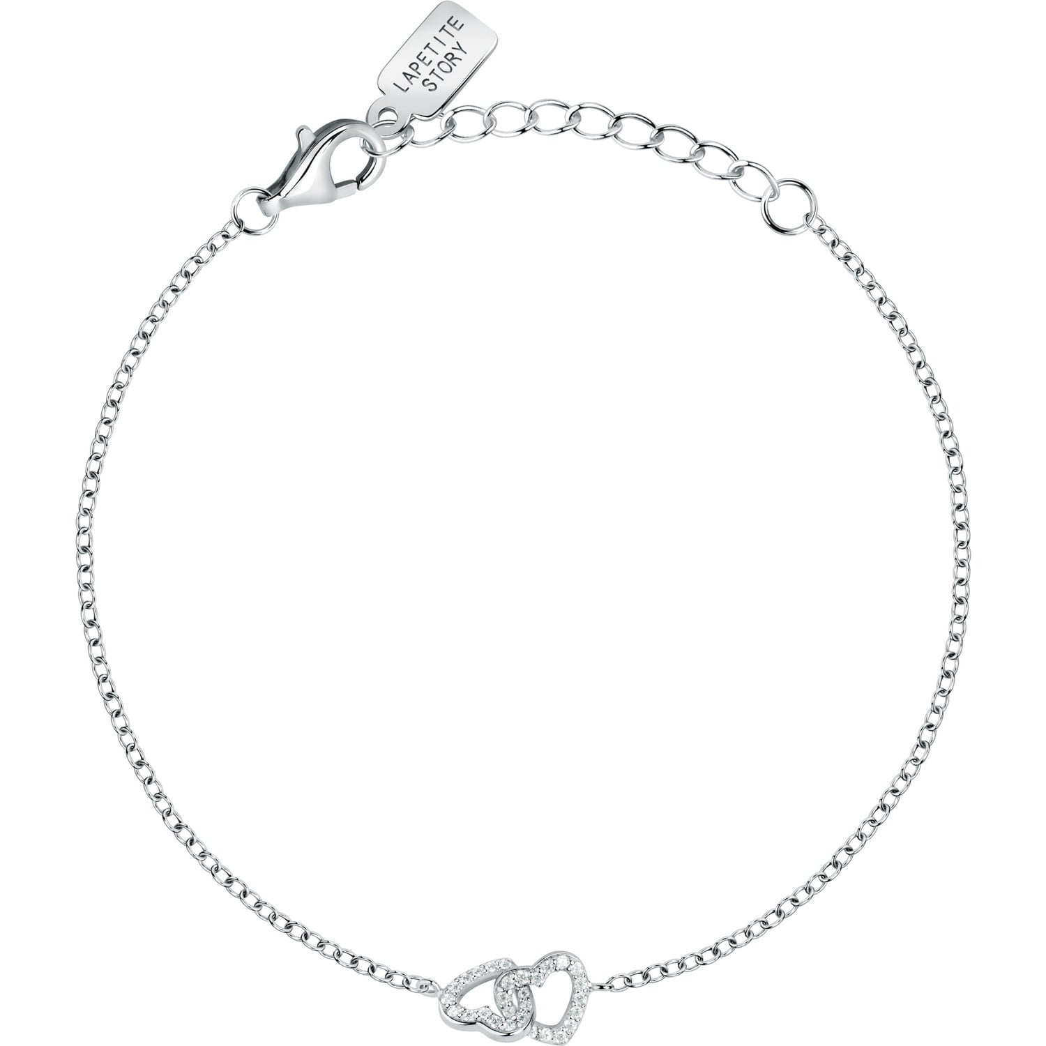 Armband La Petite Story aus Sterlingsilber für Damen mit herzförmigen Zirkonia lps05awv01