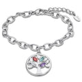 Bracciale Lotus style donna albero della vita ls2192-2/1
