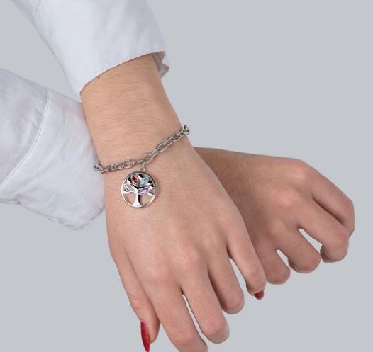 Bracciale Lotus style donna albero della vita ls2192-2/1