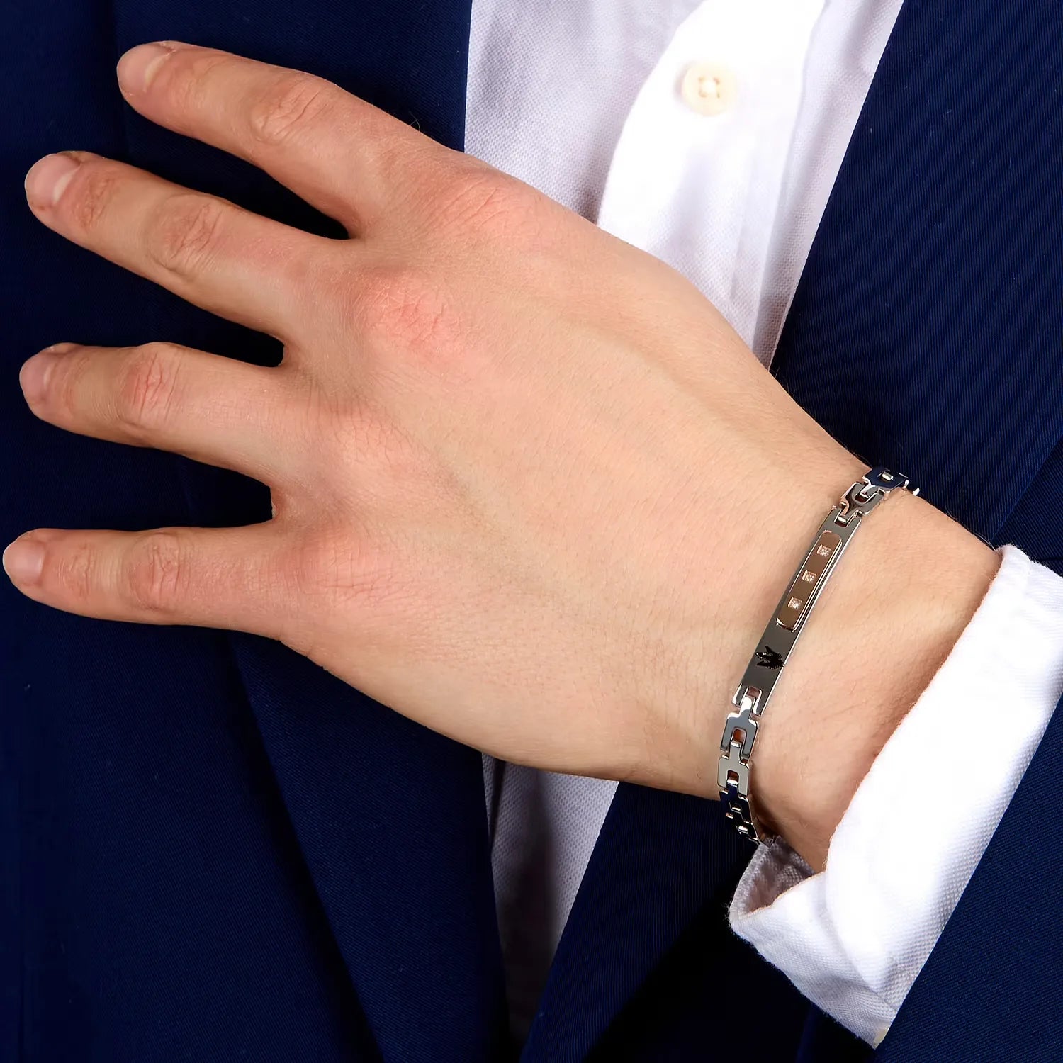 Bracciale Maserati Diamonds uomo JM125ATY23