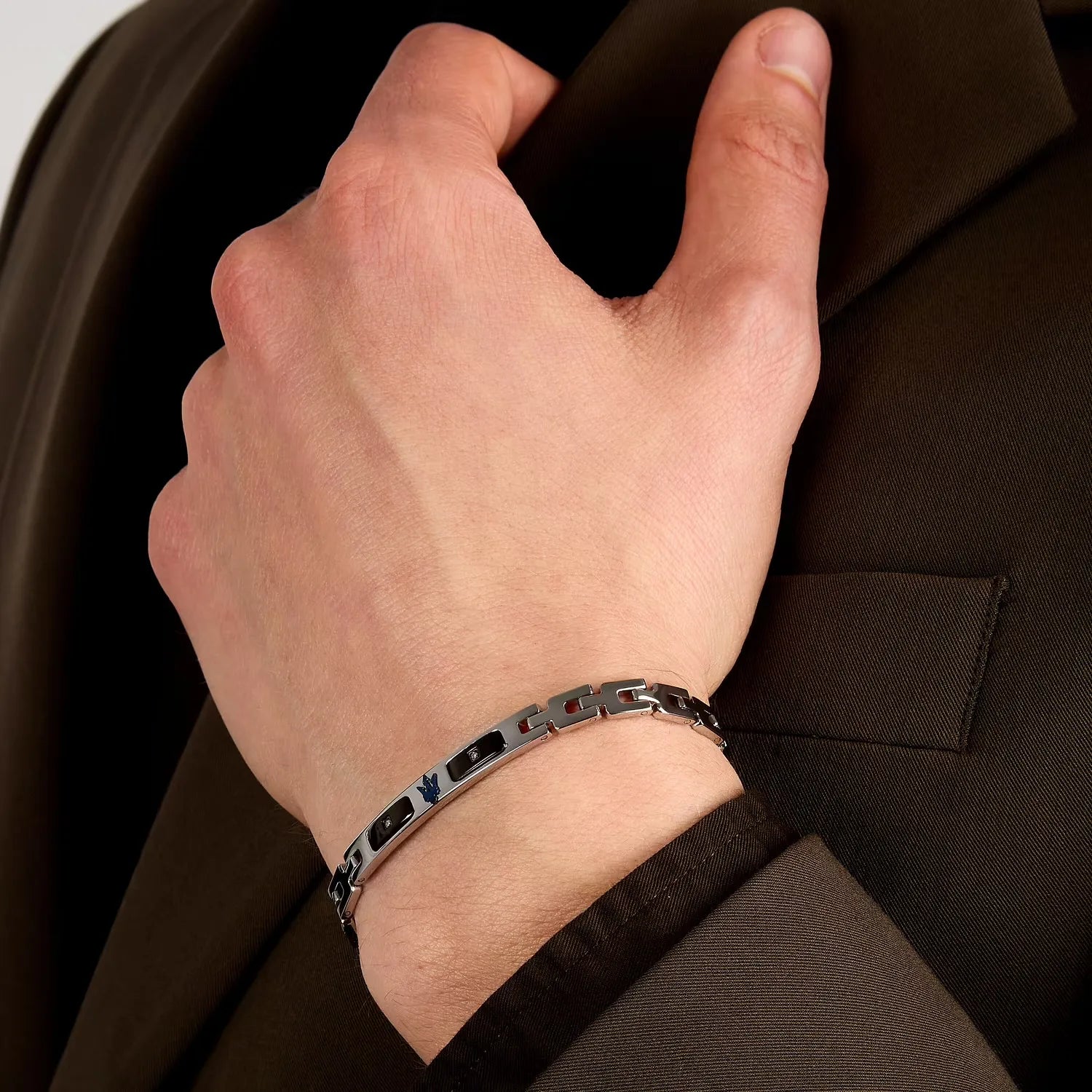 Bracciale Maserati Diamonds uomo JM125ATY24
