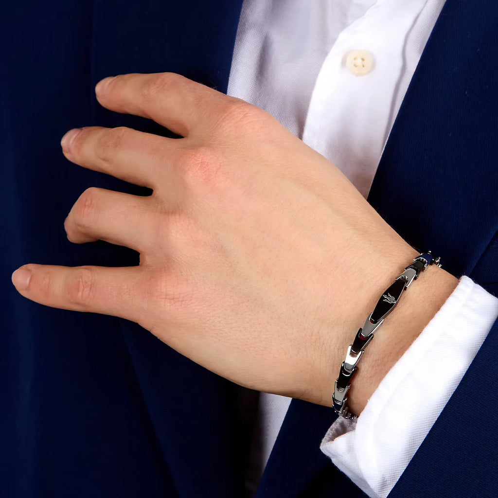 Bracciale Maserati Iconic uomo JM225AVD83