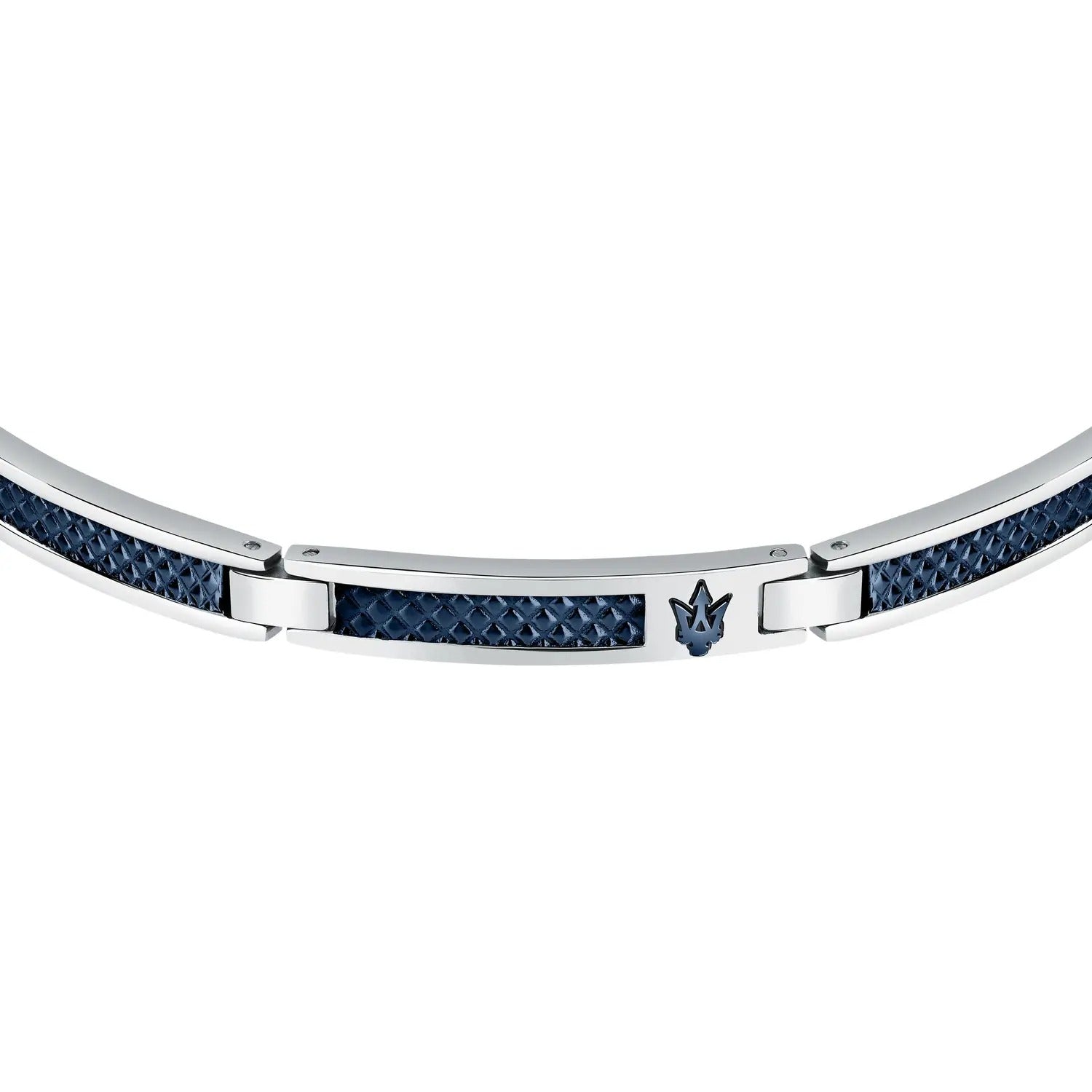 Maserati Herrenarmband blau und silber JM523AVD33
