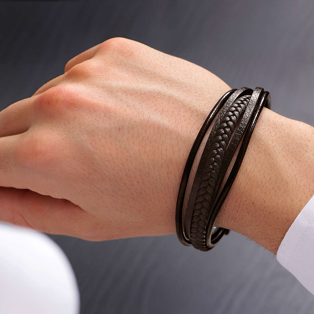 Bracciale Rigido uomo Argento 925 gioiello Sector szv79