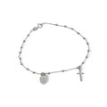 Armband Rosenkranz 18 Karat Weißgold - Eleganz und Leichtigkeit