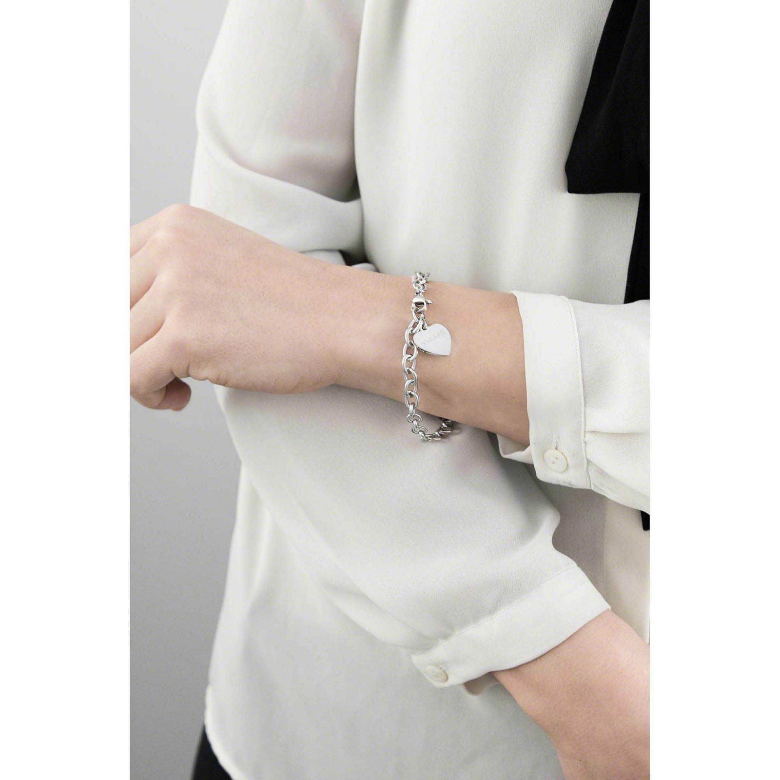 S'Agapò Damenarmband SHAC2 Happy Kollektion mit Herzanhänger Casual Art. SHAC2