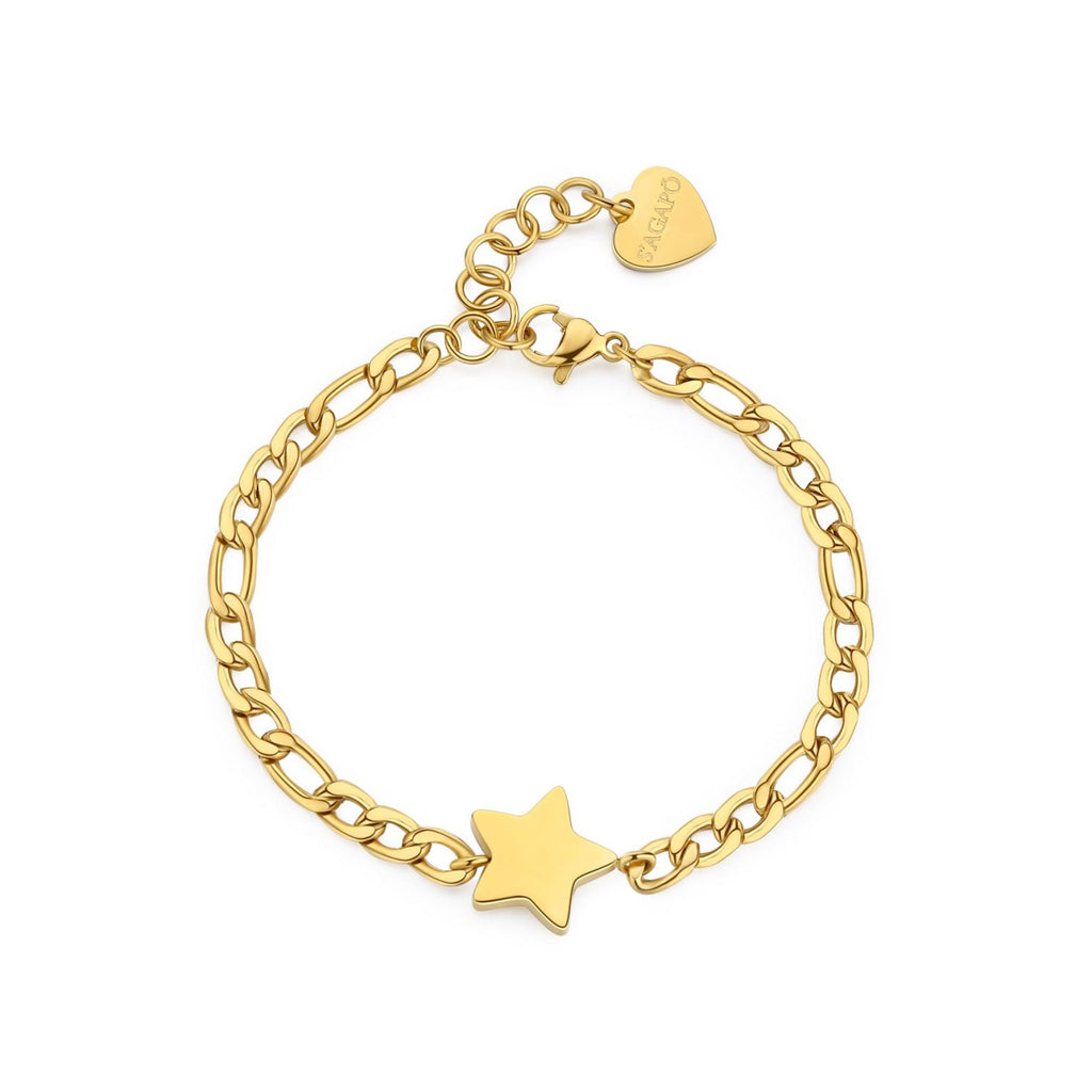 Bracciale Sagapò donna con stella dorata syl12