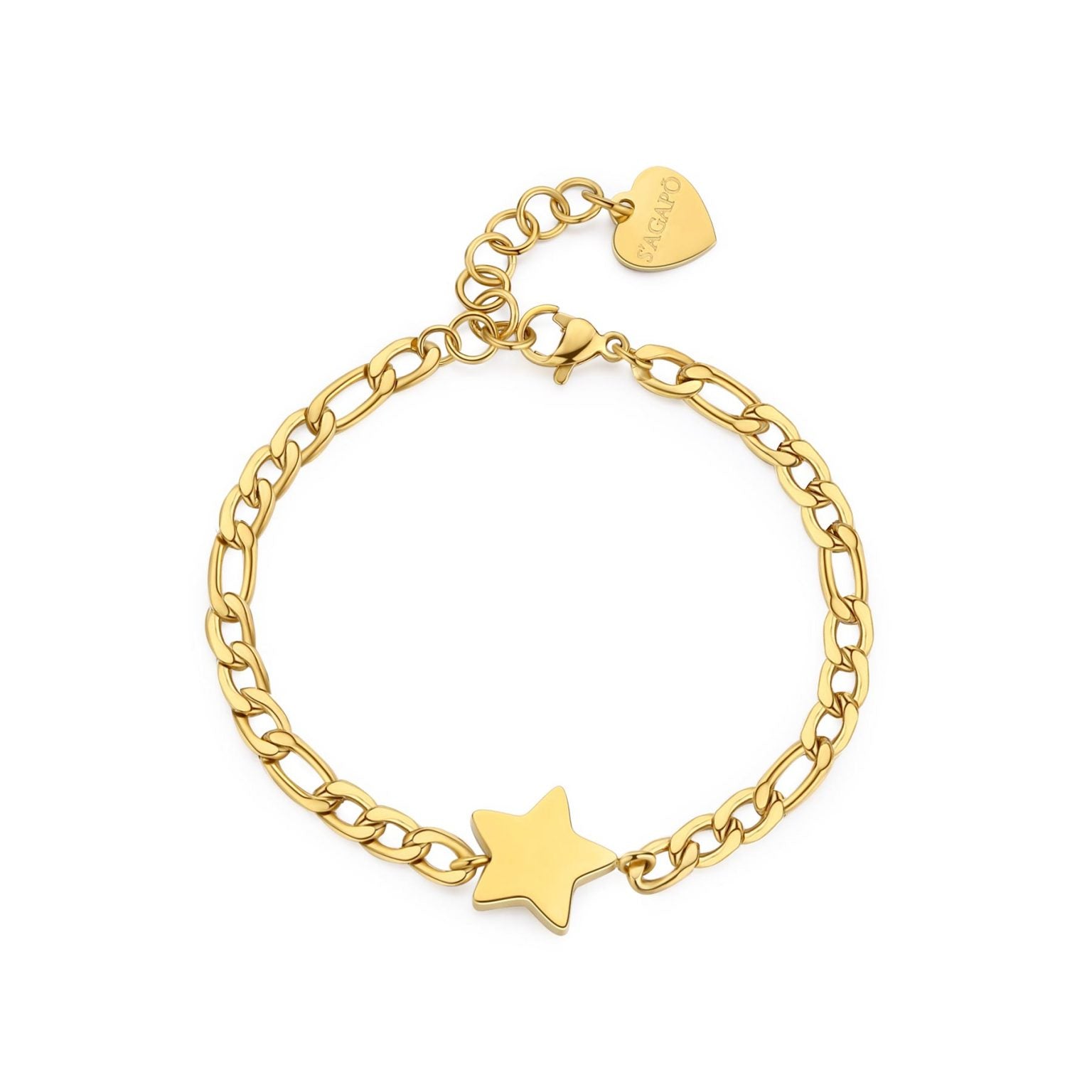 Bracciale Sagapò donna con stella dorata syl12