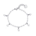 Bracciale Sagapò donna in acciaio con perle sinteitche swi11