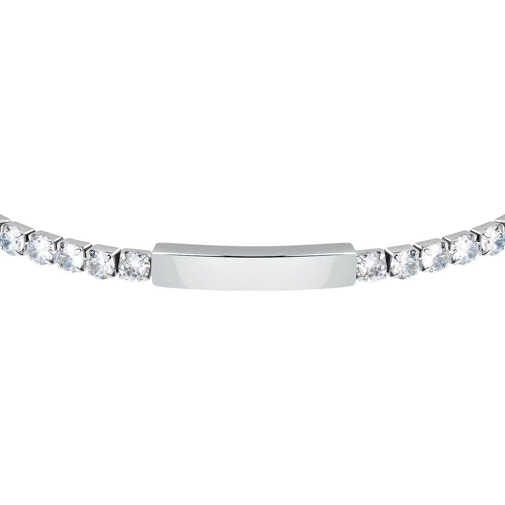 Bracciale Sector tennis con pietre bianche SANN49