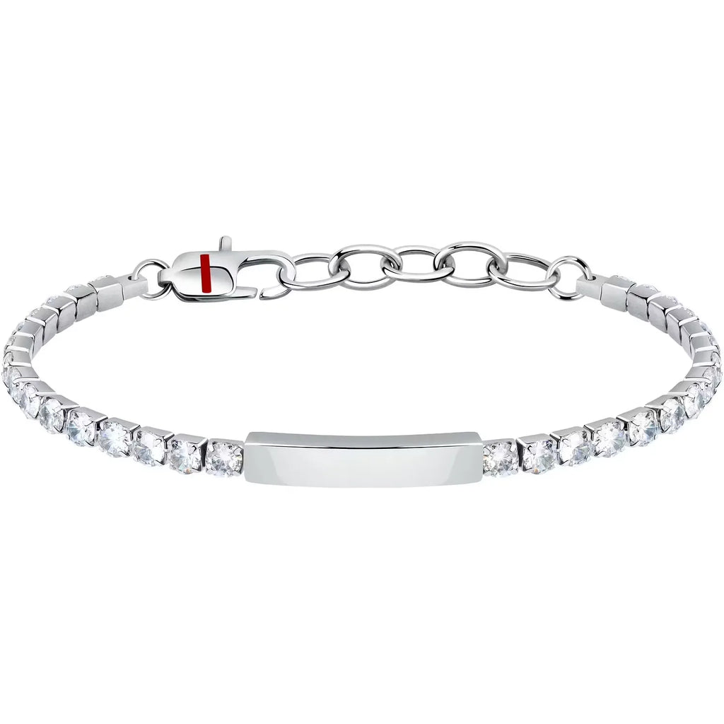 Bracciale Sector tennis con pietre bianche SANN49