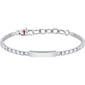 Bracciale Sector tennis con pietre bianche SANN49