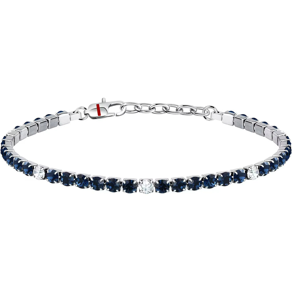Bracciale Sector tennis con pietre nere SANN53