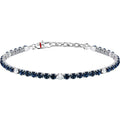 Bracciale Sector tennis con pietre nere SANN53