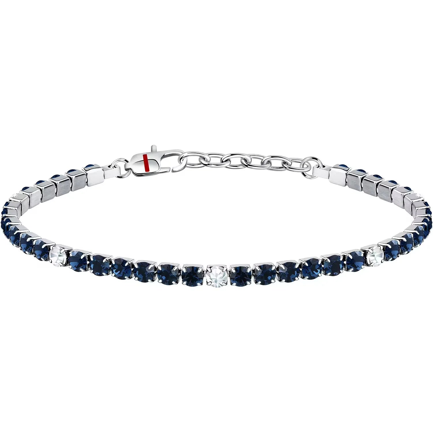 Bracciale Sector tennis con pietre nere SANN53
