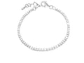 Stroili Damenarmband aus rhodiniertem Metall und Kristallen 1651055
