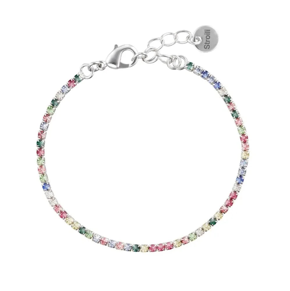 Bracciale Tennis donna Stroili multicolore acciaio Cristallo 1685828