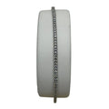 Bracciale Tennis in Oro bianco 18 KT con Zirconi Bianchi 20 cm