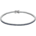 Herren Tennisarmband Silber 925 Schmuck Comete Tennis ubr 995 m19