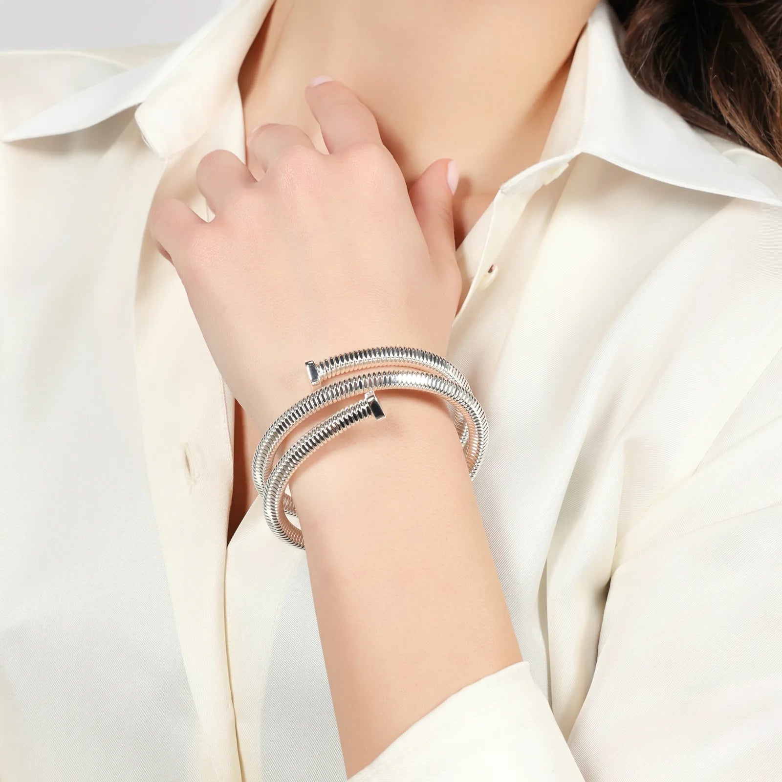 Bracciale Tubogas tre giri Unoaerre 2850