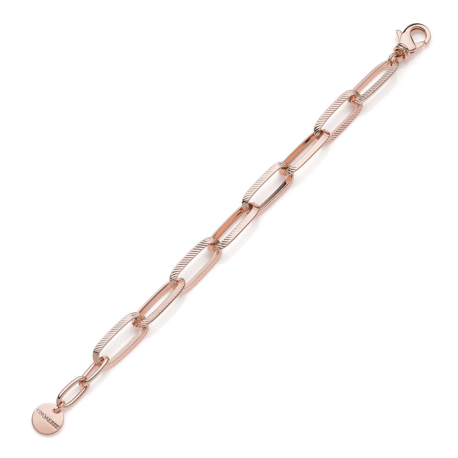 Armband Unoaerre Damen Gliederarmband diamantgeschnitten Roségold 2383