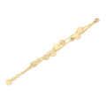 Unoaerre Damenarmband Kette mit Kreisen aus Gelbbronze 2584