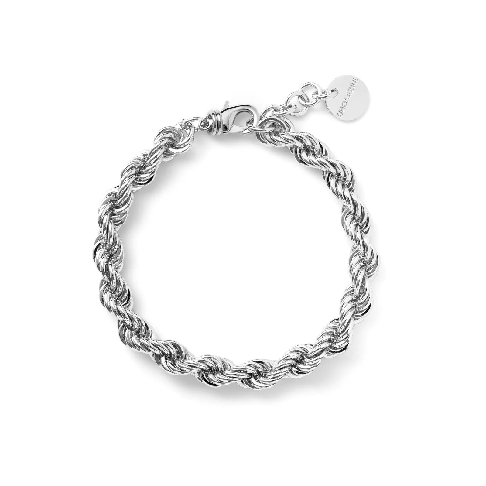 Bracciale Unoaerre donna funetta in bronzo bianco 2559
