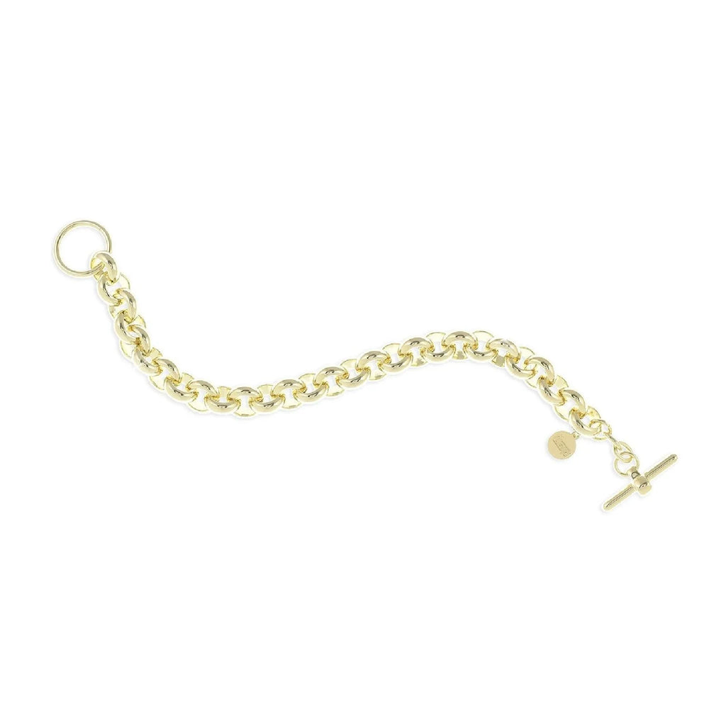 Unoaerre Damenarmband aus vergoldeter Bronze mit Rolo-Gliedern Bronze 1044