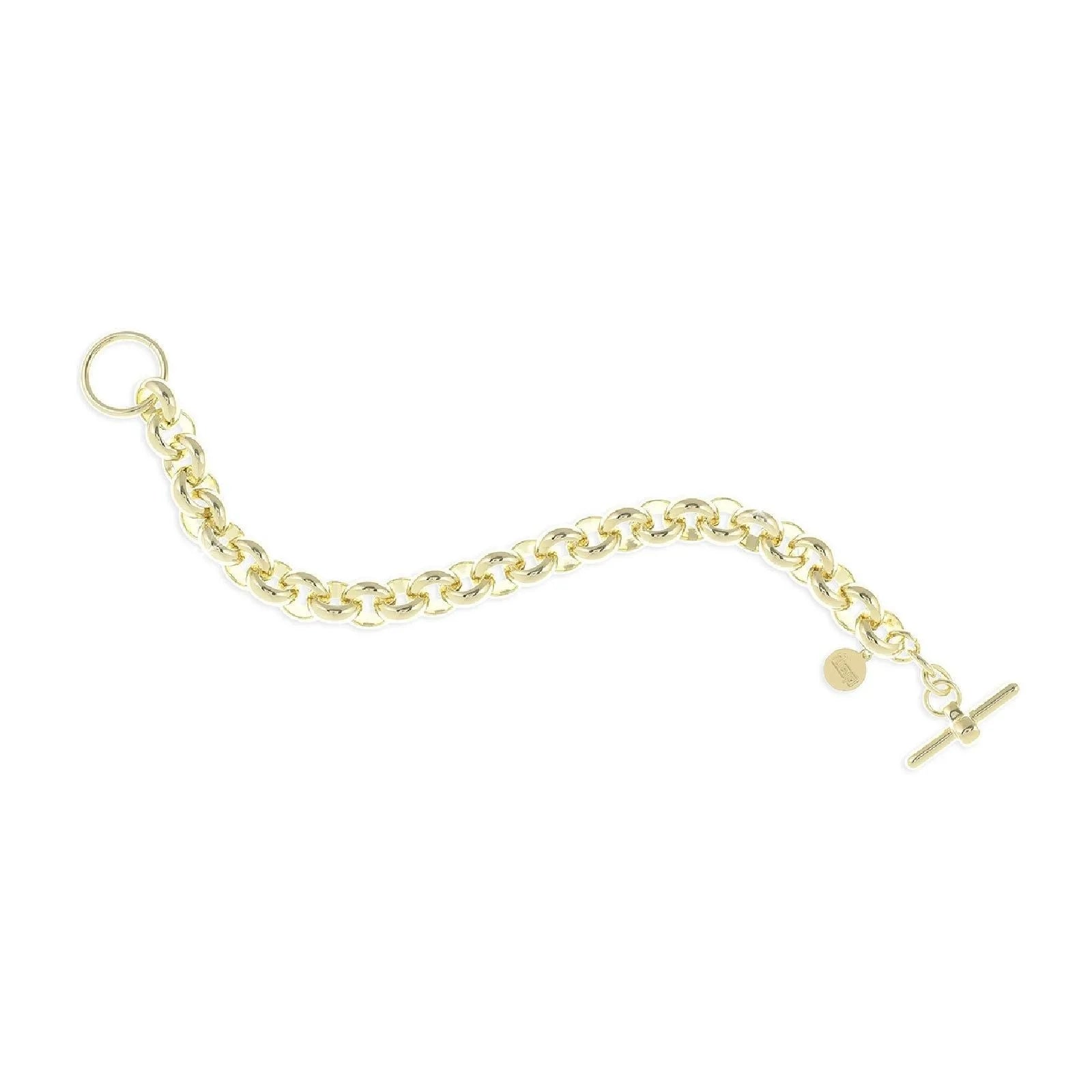 Unoaerre Damenarmband aus vergoldeter Bronze mit Rolo-Gliedern Bronze 1044