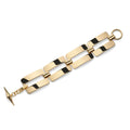 Bracciale Unoaerre donna in bronzo dorato maglia grande 2647