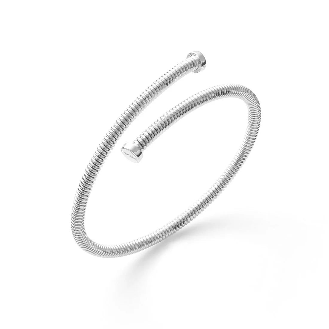 Bracciale Unoaerre donna rigido Tubo gas in bronzo bianco 2571
