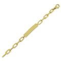 Bracciale Unoaerre uomo catena forzatina con targa 2502