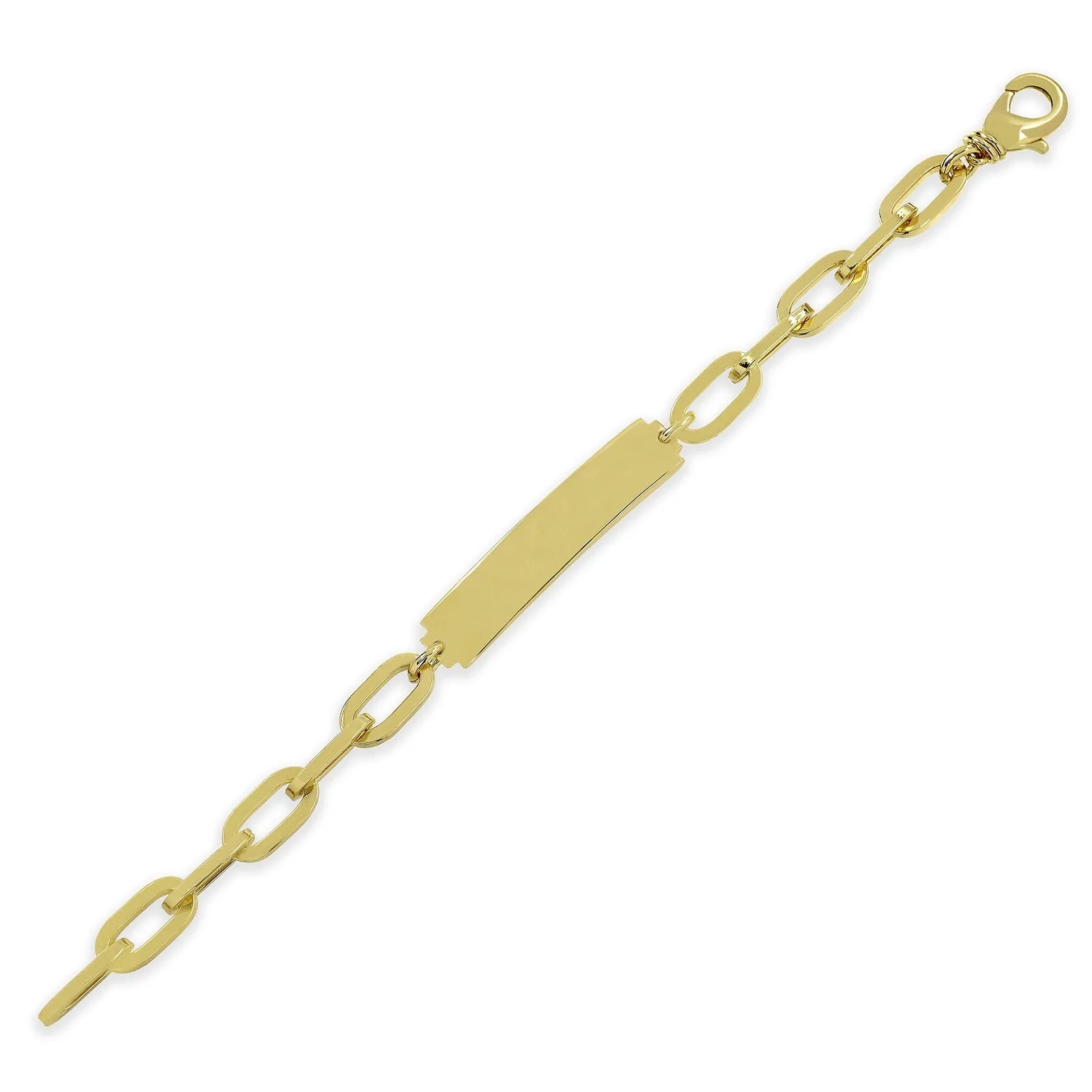 Bracciale Unoaerre uomo catena forzatina con targa 2502