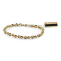 Bracciale Uomo in Oro 9kt 375 Maglia a Catena Intrecciata