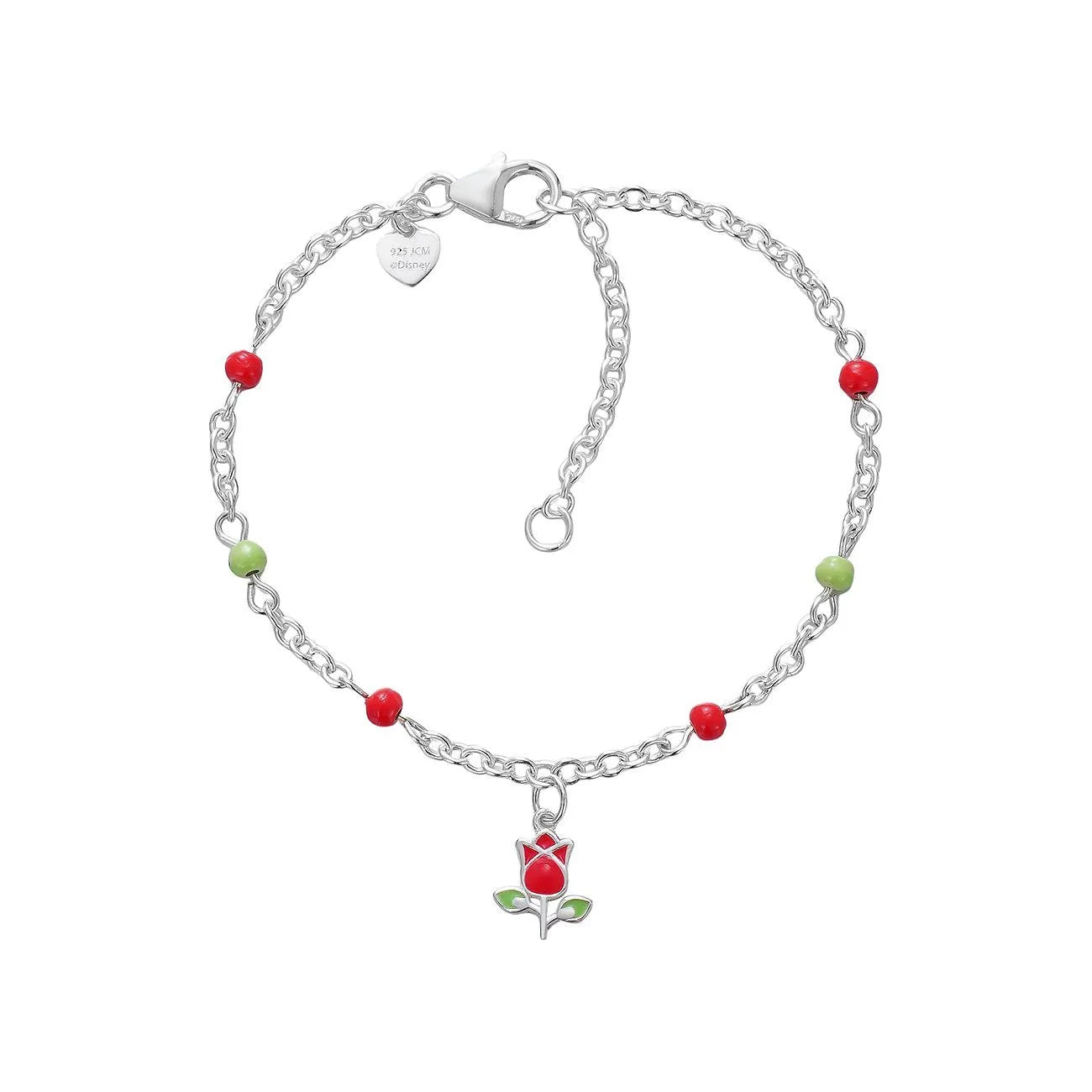 Bracciale bambina Disney con pendente rosa in argento 925 bs00102sl-47.cs