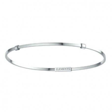Bracciale bangle unisex marchio Donnaoro DFBF4108 argento 925 collezione Elements