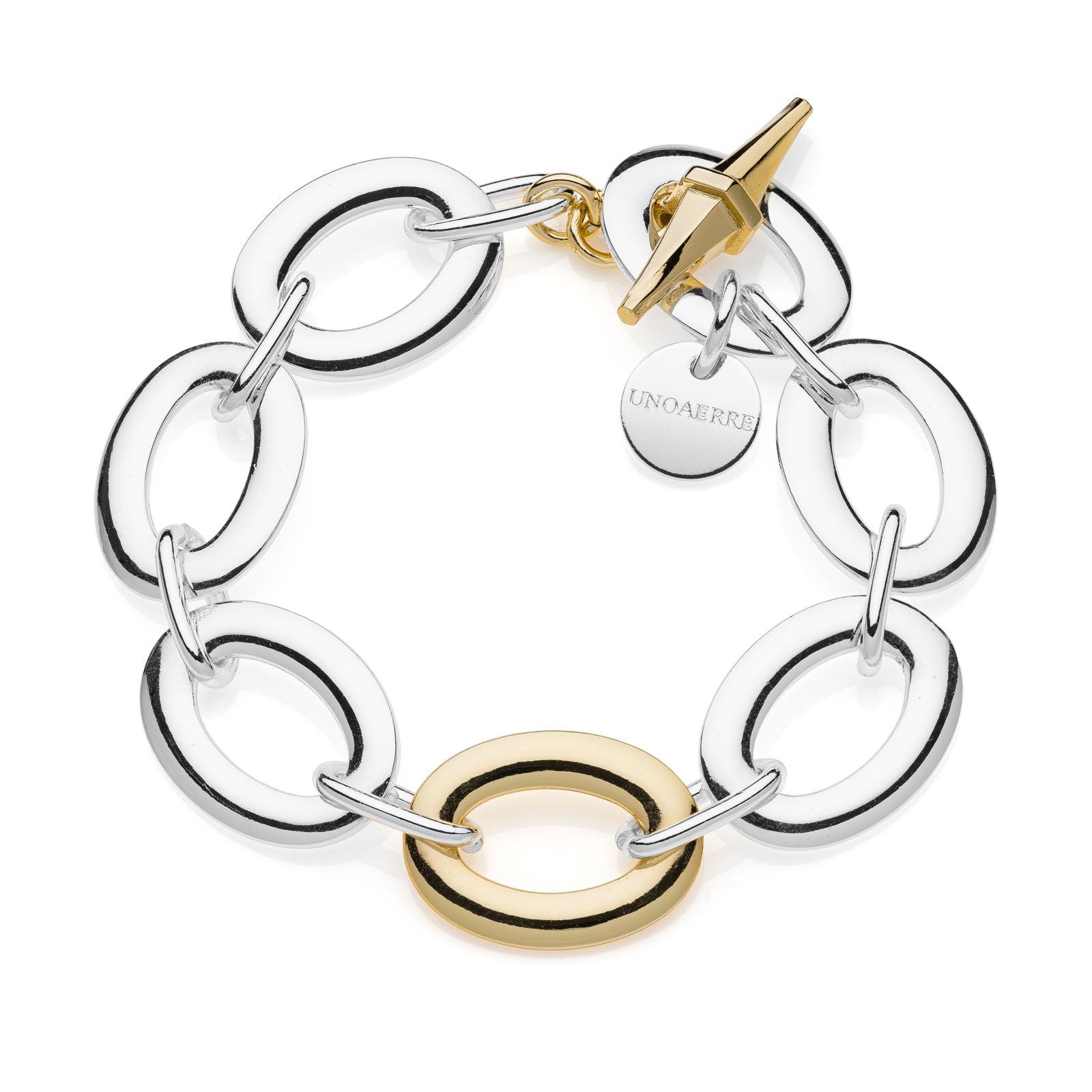 Bracciale bicolore Infinity Unoaerre donna 2254